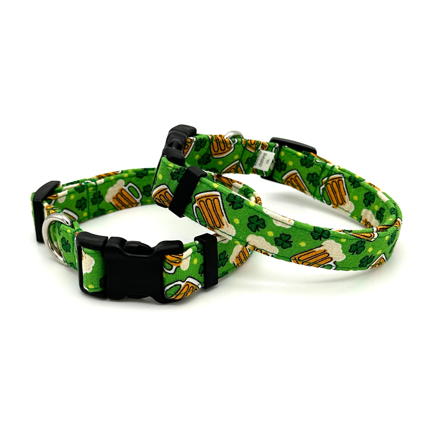 Beer and Shamrock Dog Collars