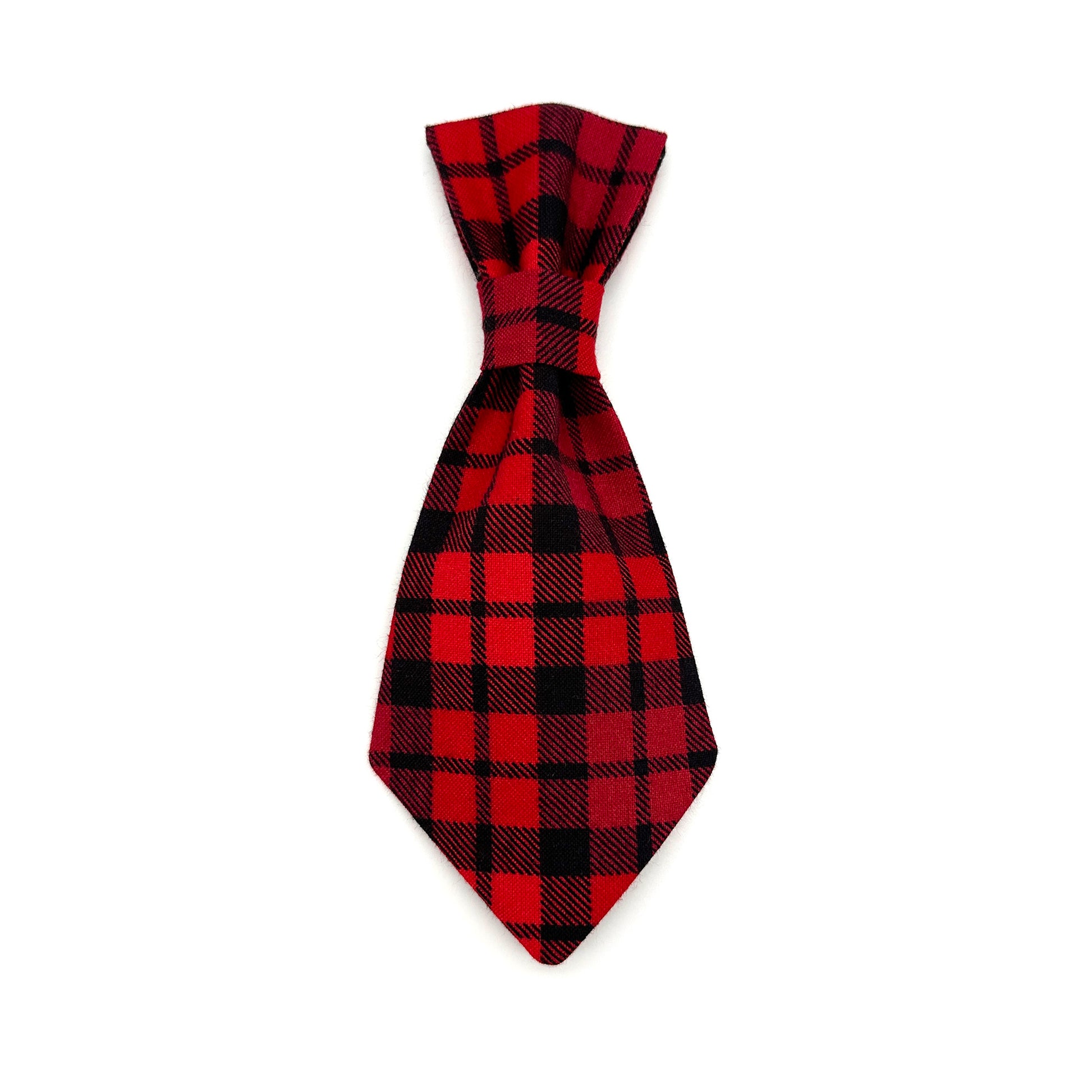 Buffalo Plaid Dog Tie