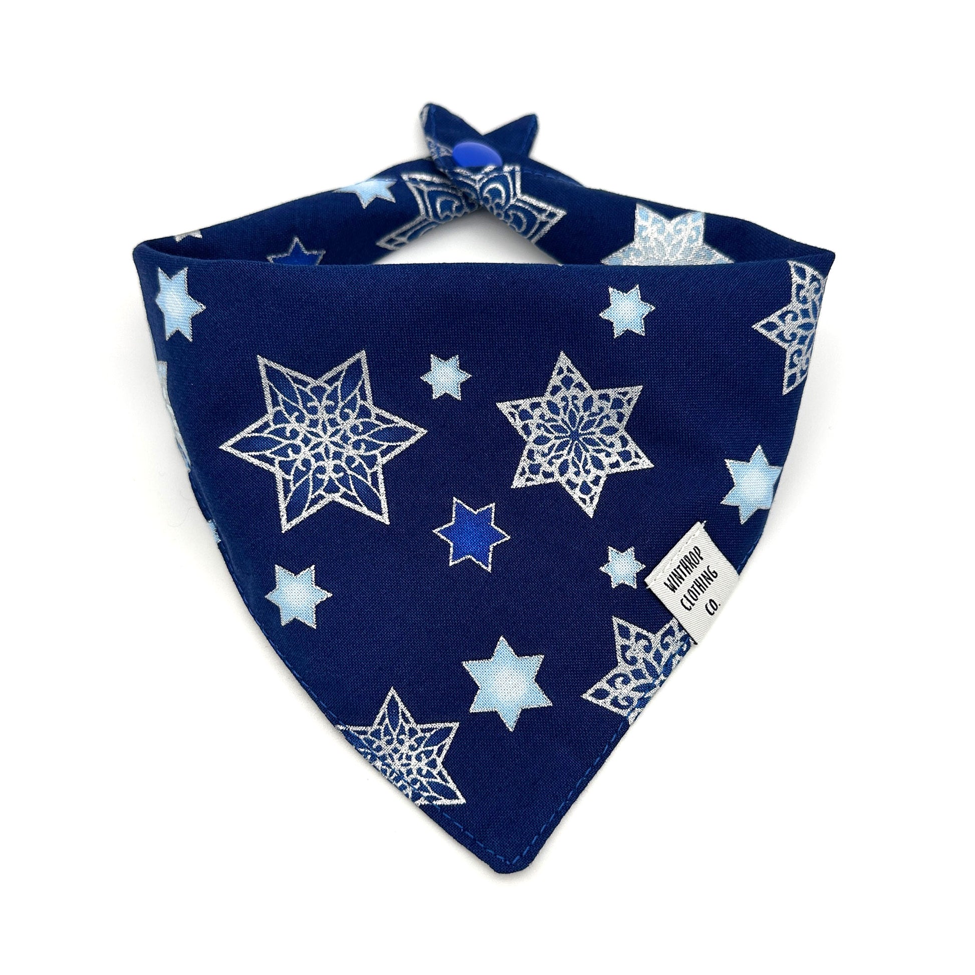 Hanukkah Stars Dog Bandana