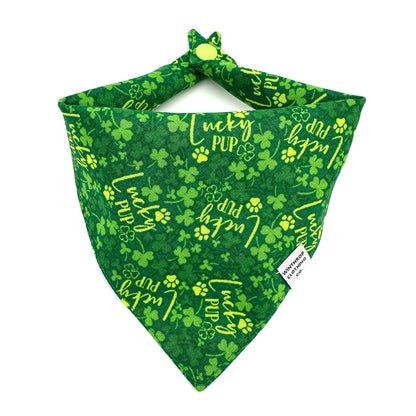 Lucky Pup Dog Bandana 