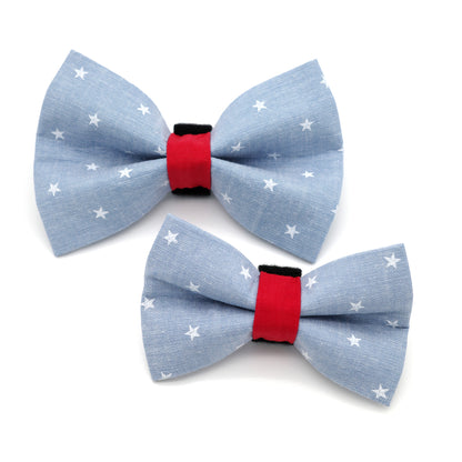 Patriotic Dog Bow Tie 