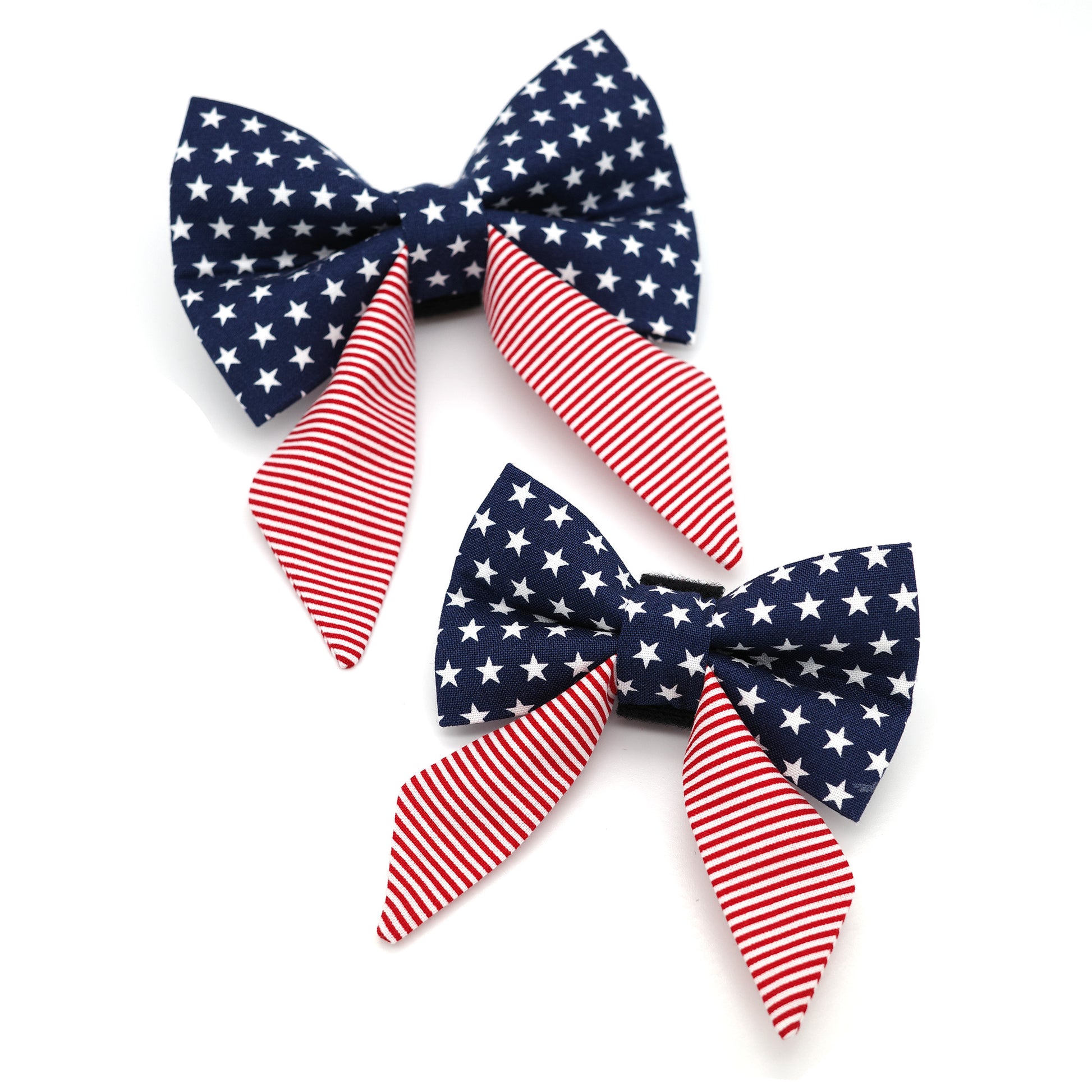 Stars and Stripes Sailor Dog Bow