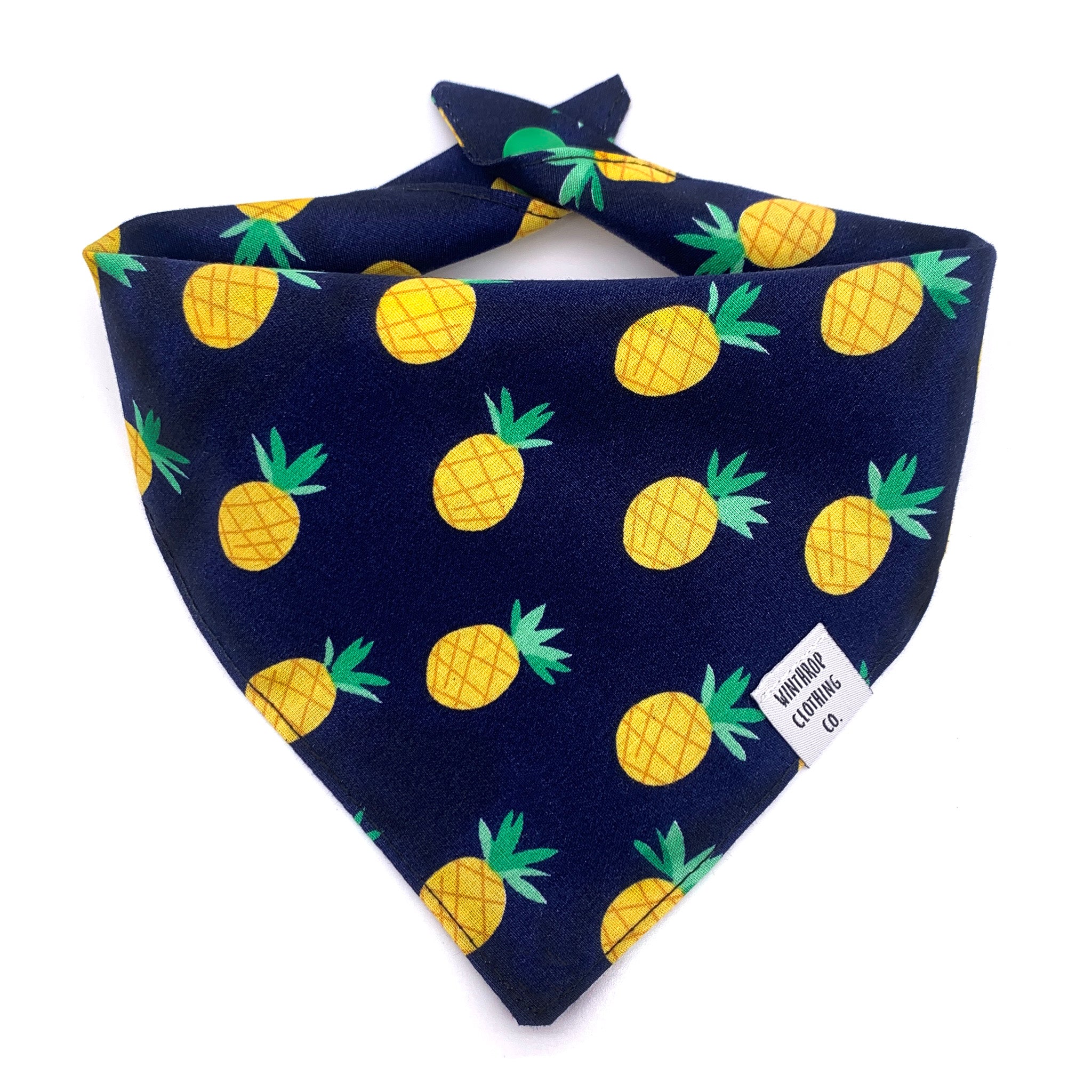 Pineapple deals dog bandana