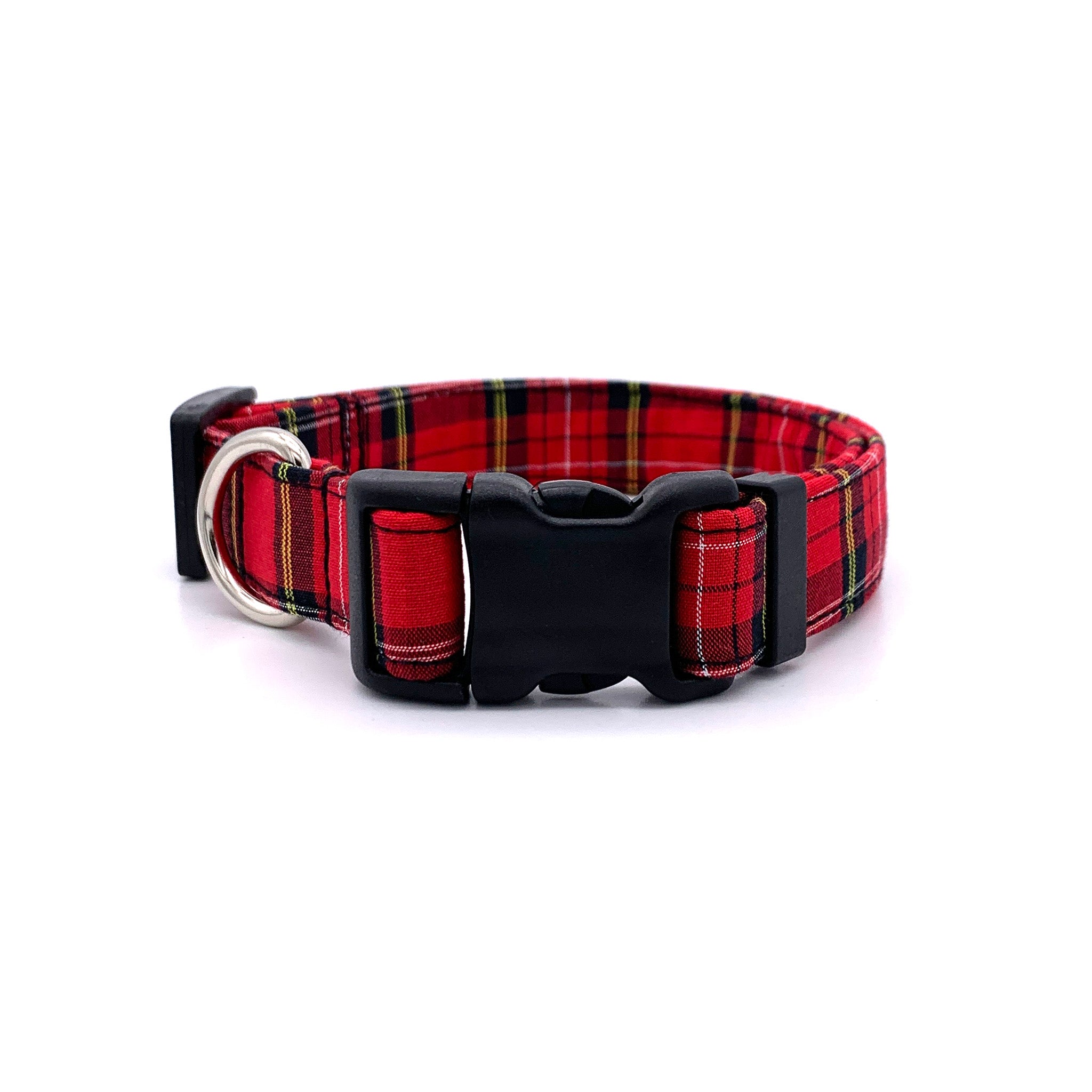 Tartan dog collar outlet with bow