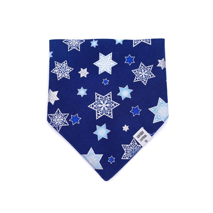 Hanukkah Stars Dog Bandana